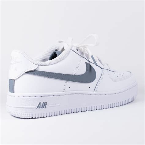 nike air force 1 mini swoosh white grey|black air forces price.